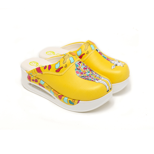 Zoccoli Sanitari in pelle Morbidelle Giraffa - Westrose SRL - Abbigliamento da Lavoro Personalizzato