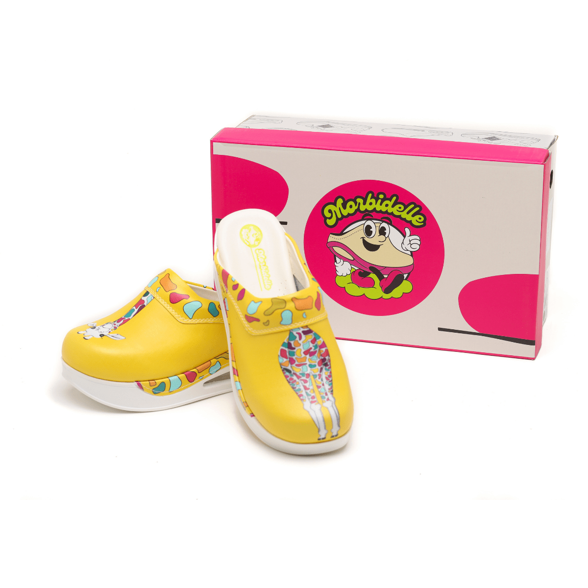 Zoccoli Sanitari in pelle Morbidelle Giraffa - Westrose SRL - Abbigliamento da Lavoro Personalizzato